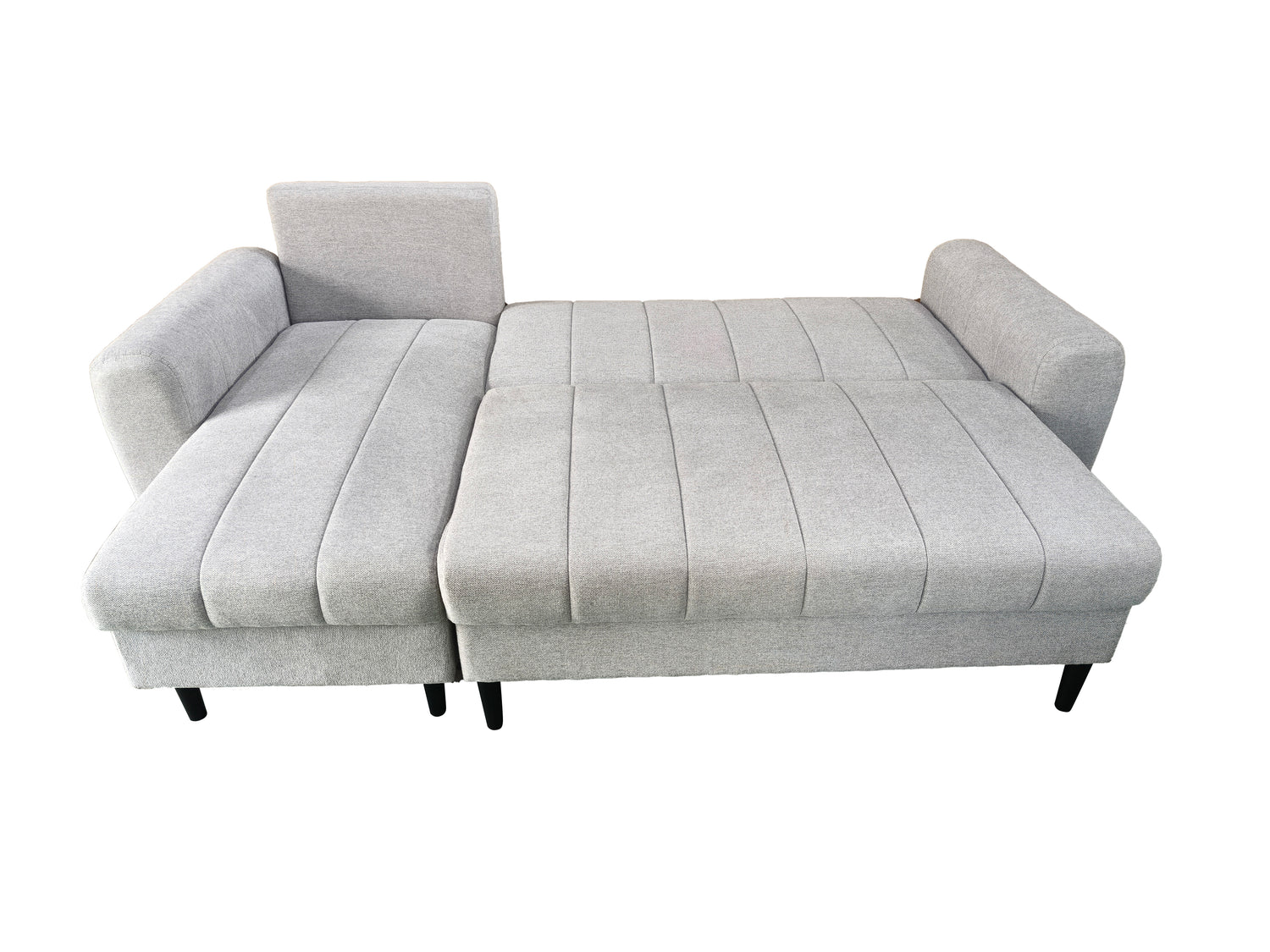 Amora Universal Corner Sofa bed With Storage Silver