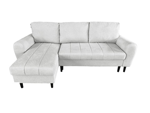 Amora Universal Corner Sofa bed With Storage Silver
