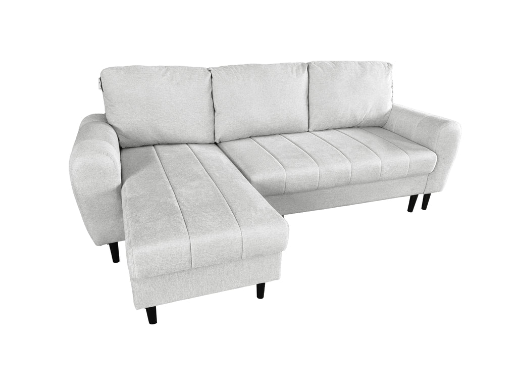 Amora Universal Corner Sofa bed With Storage Silver