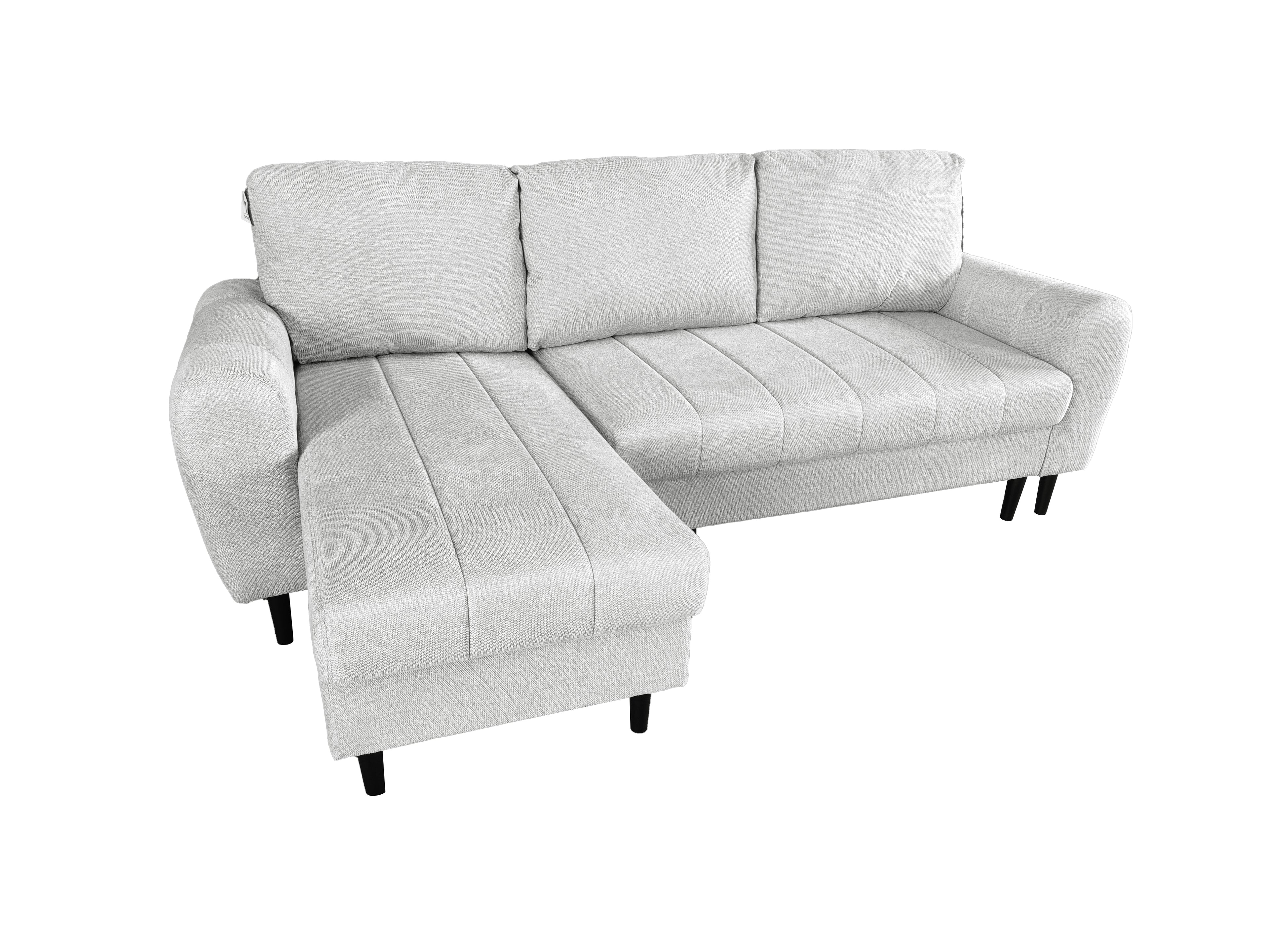 Amora Universal Corner Sofa bed With Storage Silver
