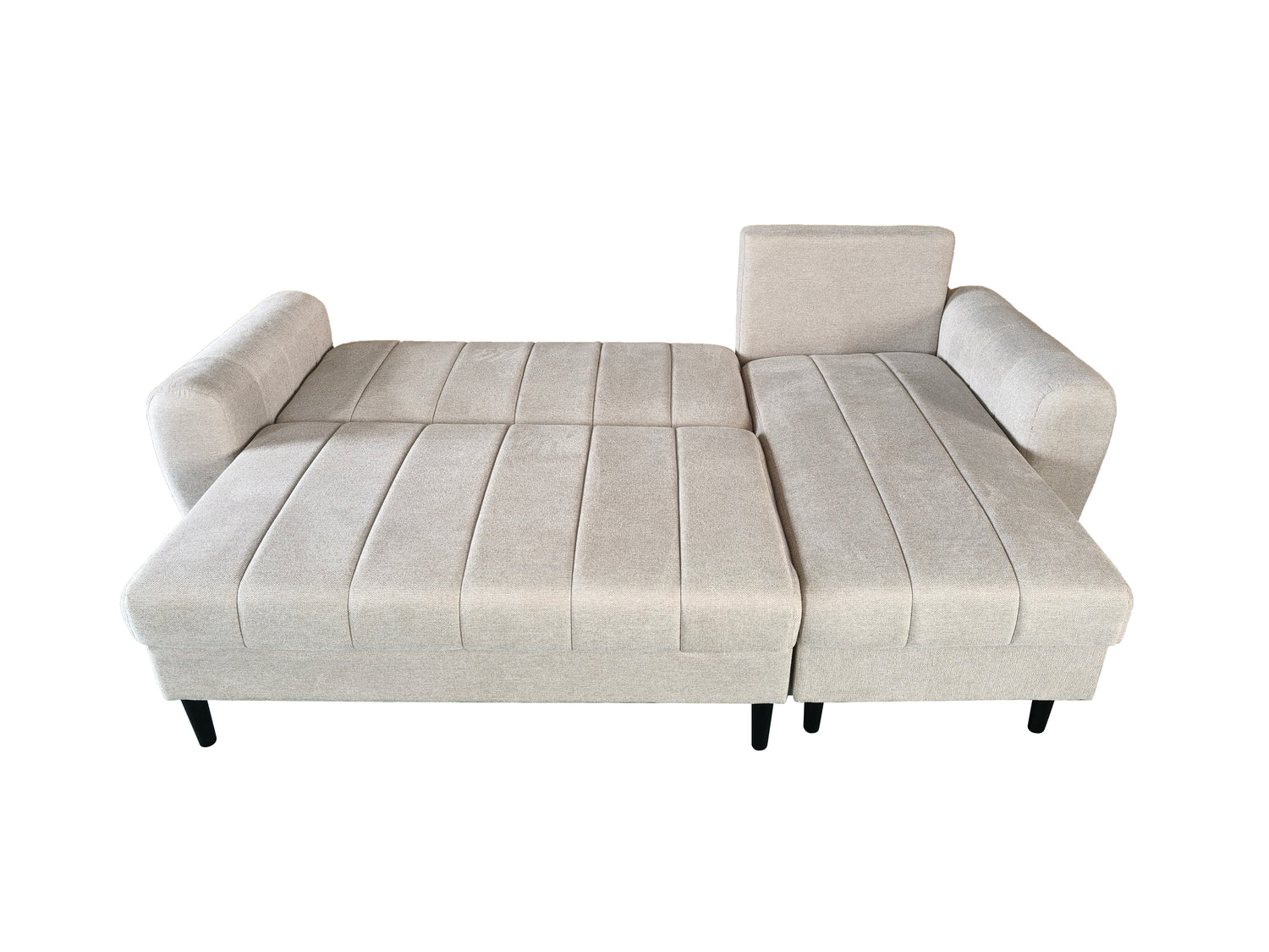 Amora Universal Corner Sofa bed With Storage Beige