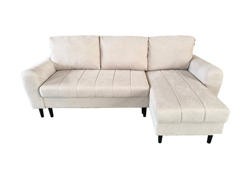 Amora Universal Corner Sofa bed With Storage Beige
