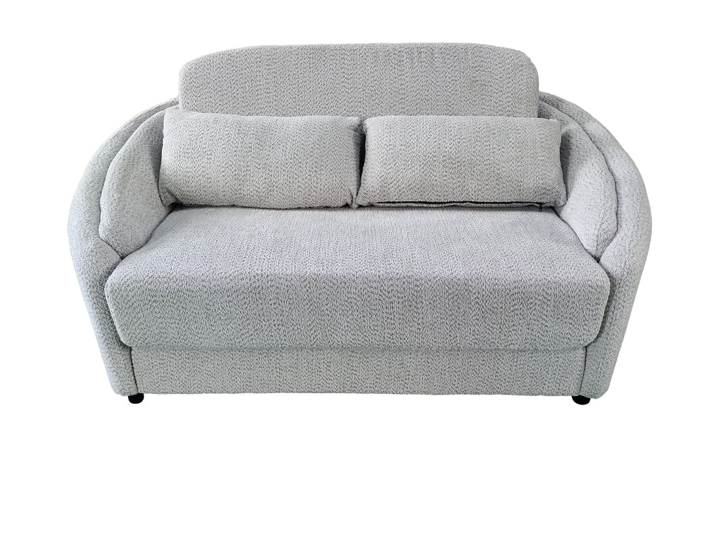 Hackney 2 seater sofabed With Foam Silver