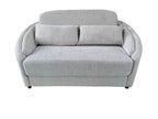 Hackney 2 seater sofabed With Foam Silver