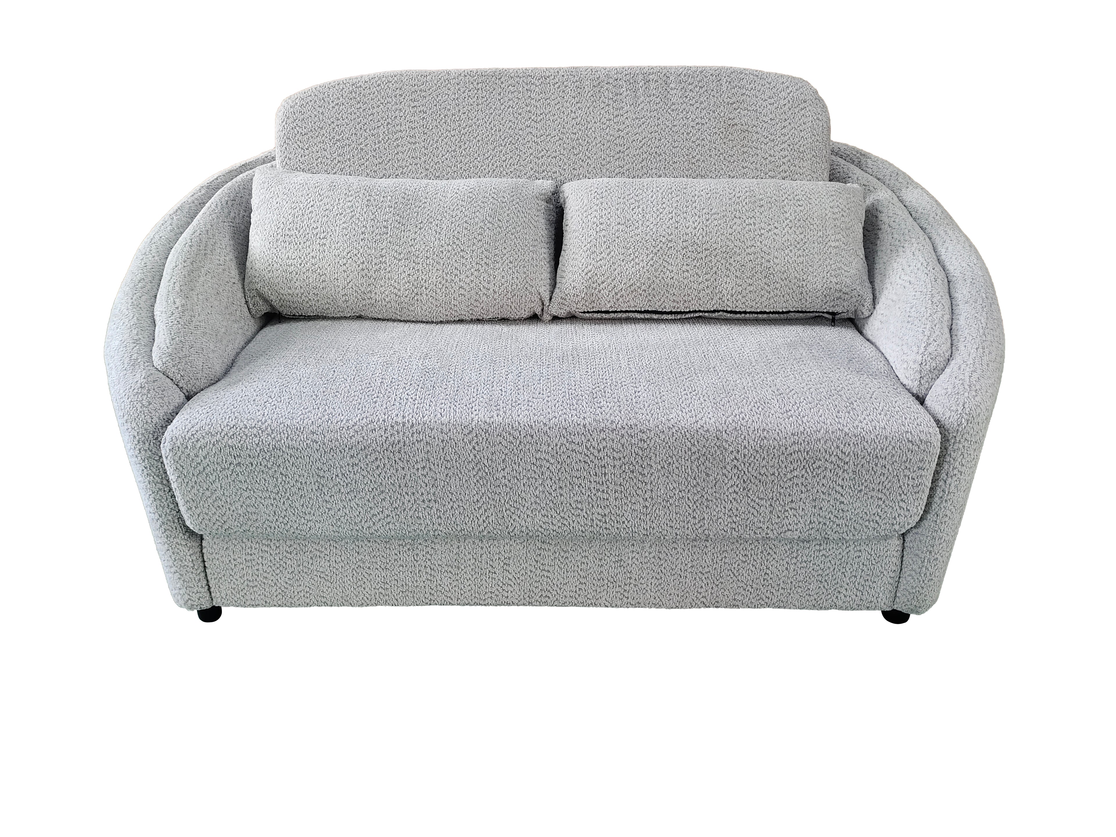 Hackney 2 seater sofabed With Foam Silver