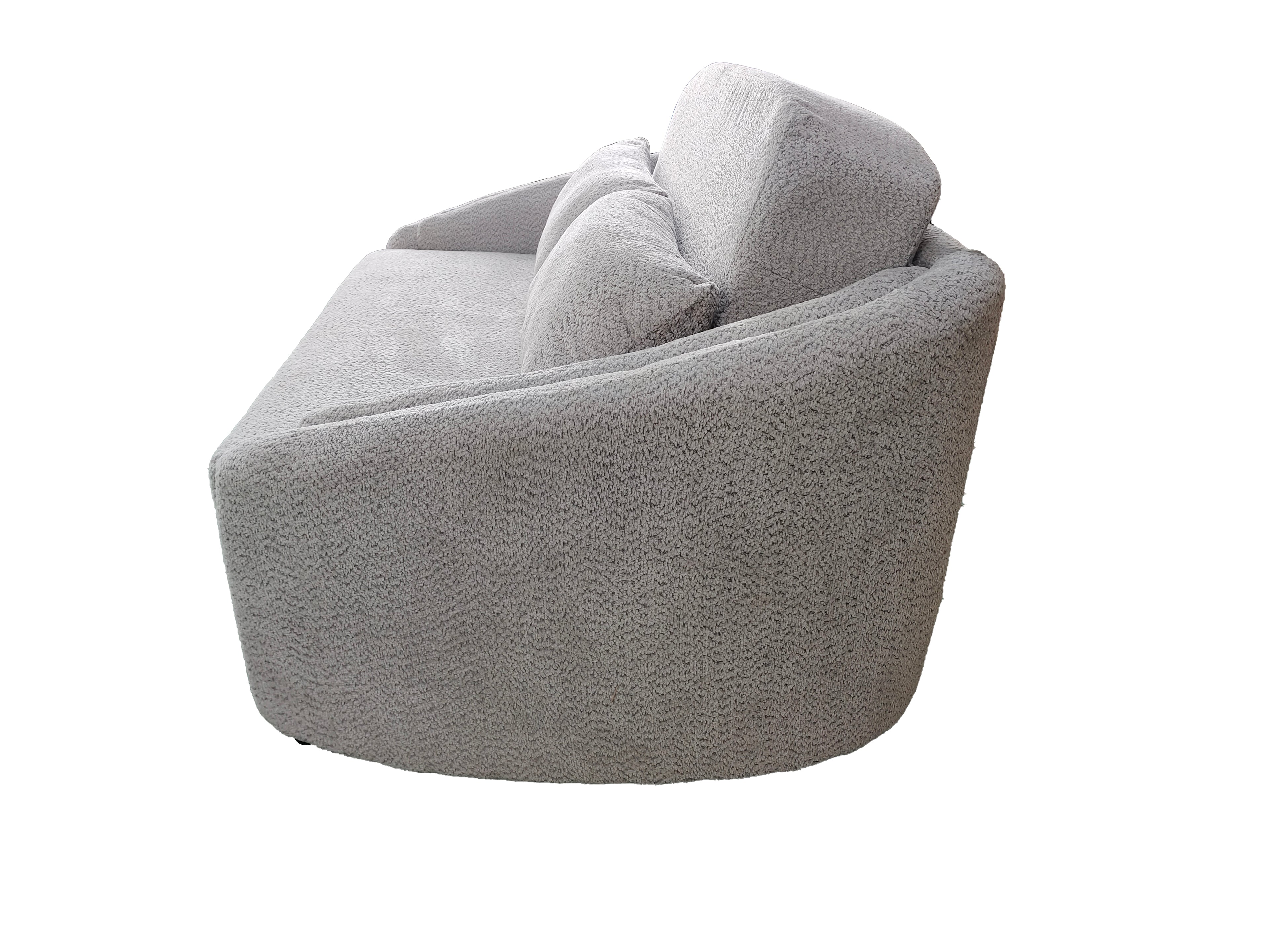 Hackney 2 seater sofabed With Foam Silver