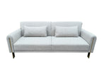Loft Click Clack 3 seater sofa Bed Silver