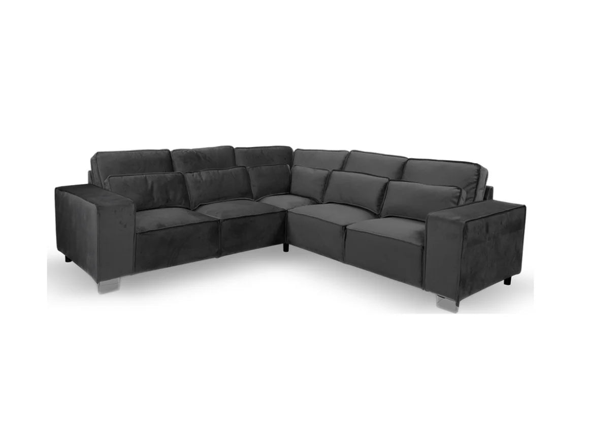 Sloane Modular Corner Sofa Plush Black