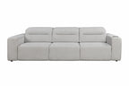 Mayfair 3 seater Electric Sliding seats Grey with Bluetooth speakers || Wireless charger  || USB port