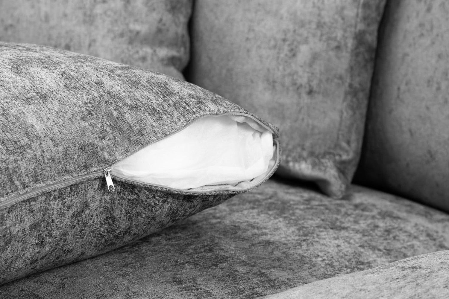 Bishop U shape Scatterback Sofa Alaska Platinum