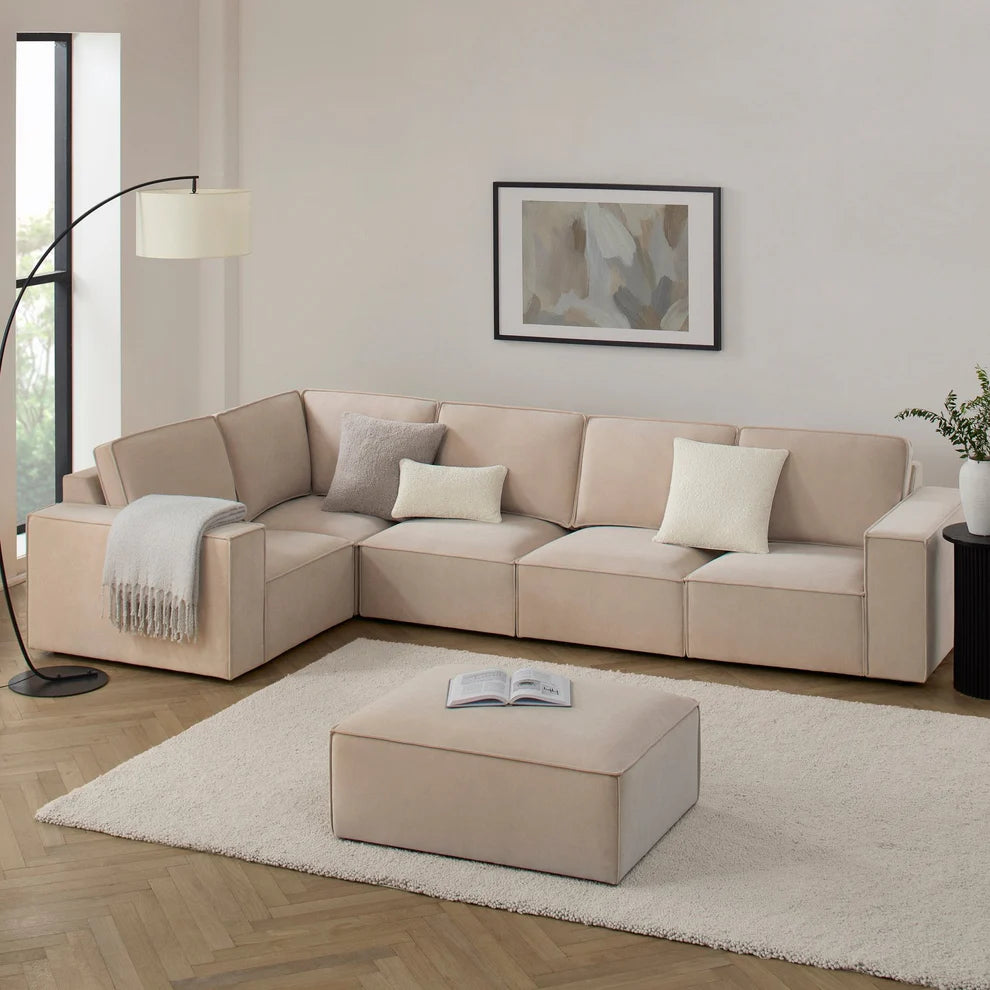 Brooklyn Large Left Hand L-Shape Modular Sofa