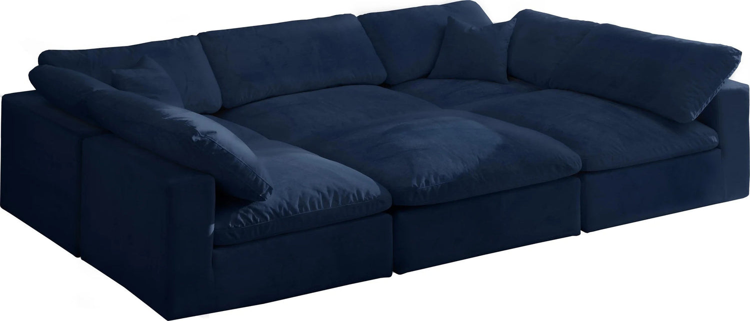 Cozy Duck Feather Filled  Modular Cinema Couch