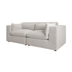 Cloud Boucle 2 Seater Modular Sofa Feather Filled