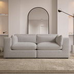Cloud Boucle 2 Seater + Love Seat Feather Filled