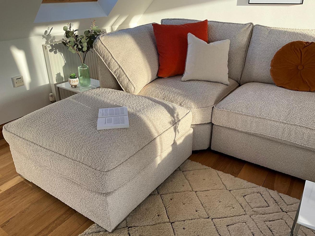 Missy Boucle U Shape Sofa