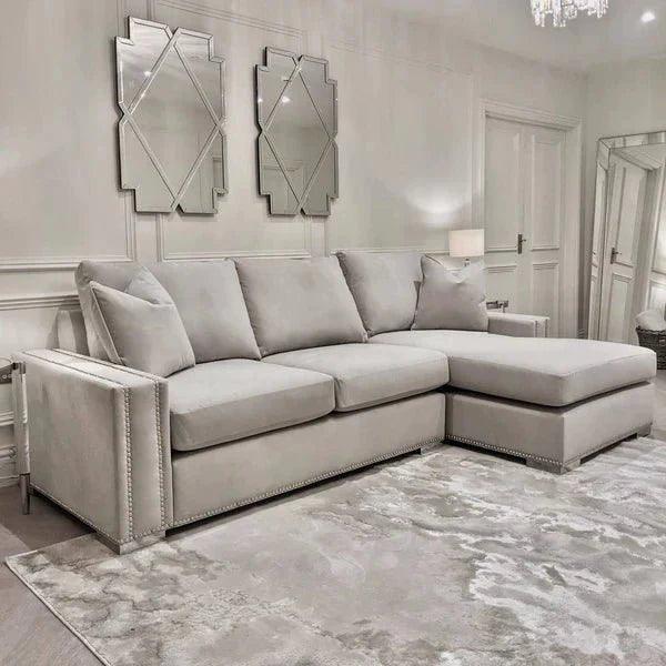 Olivia Medium Corner Sofa Bed Bundle