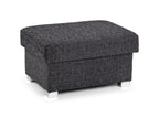 Wilcot Footstool Grey